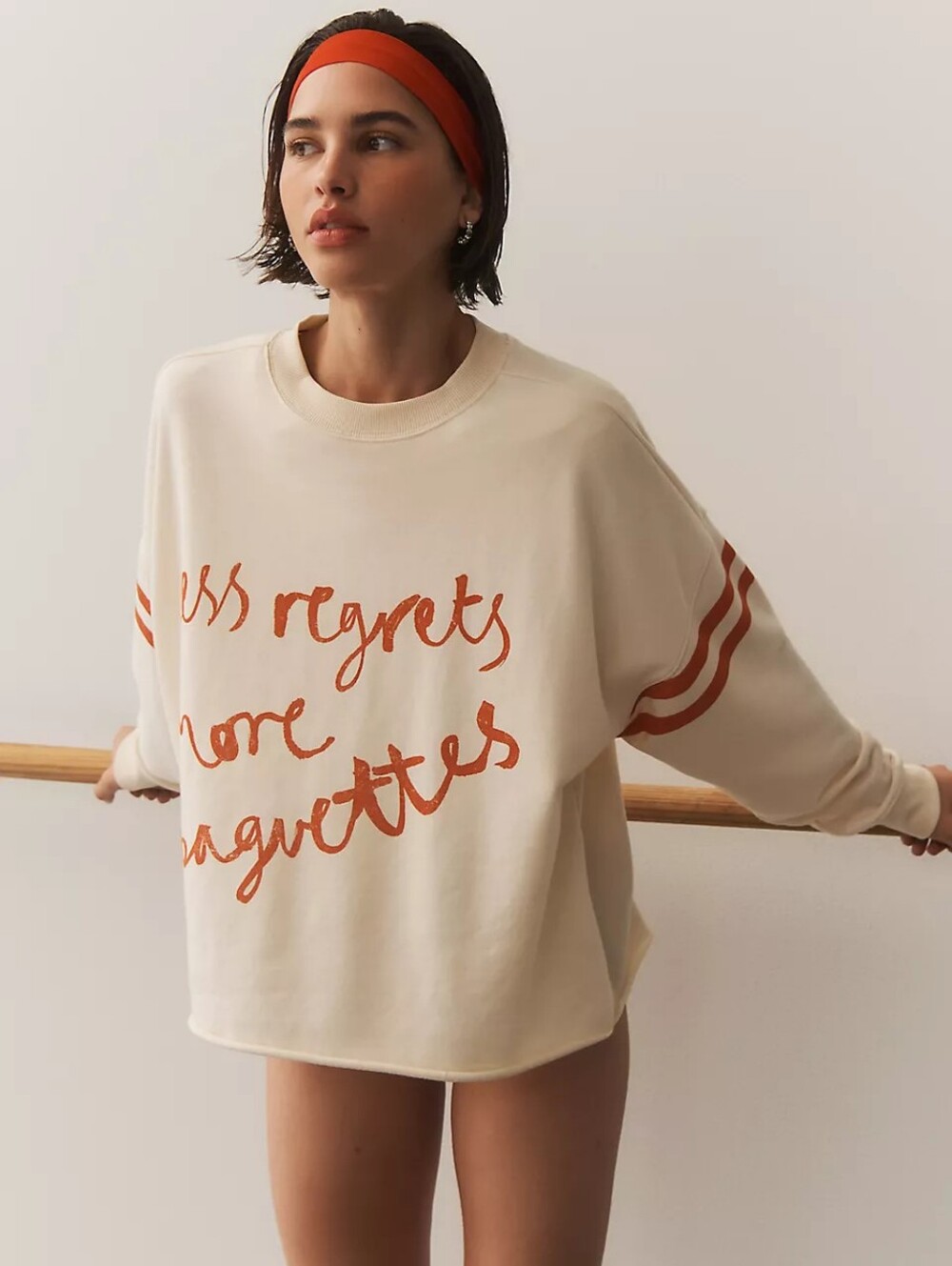 NWOT Anthropologie Daily Practice Less Regrets Sweatshirt